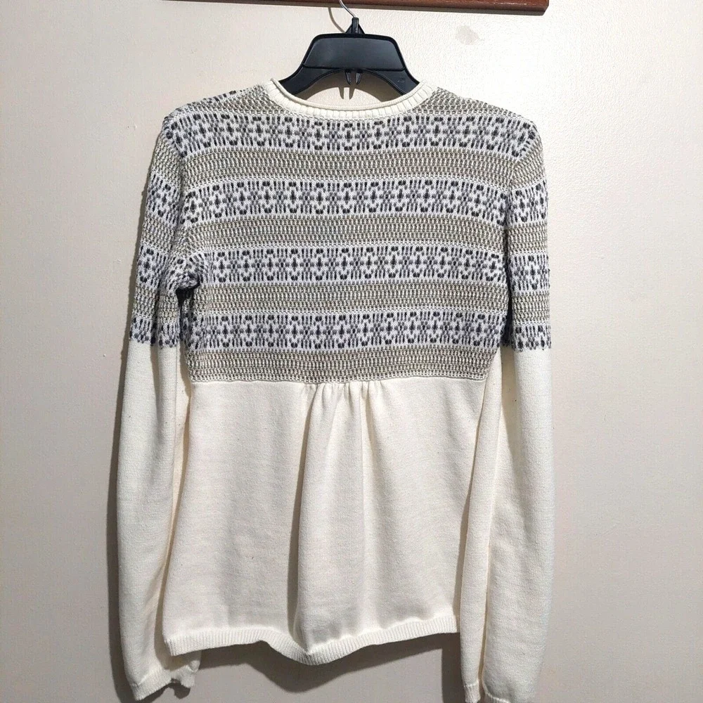 Calvin Klein Jeans Womens 4 Button Cardigan M Sweater Soft Long Sleeves Cotton - Picture 6 of 8